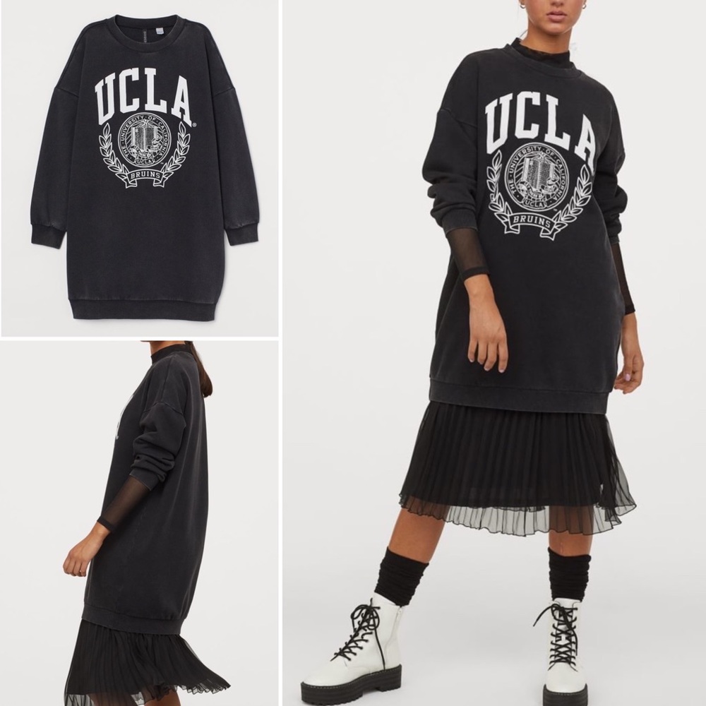 UCLA Bruins Sweatshirt Tunic Dress